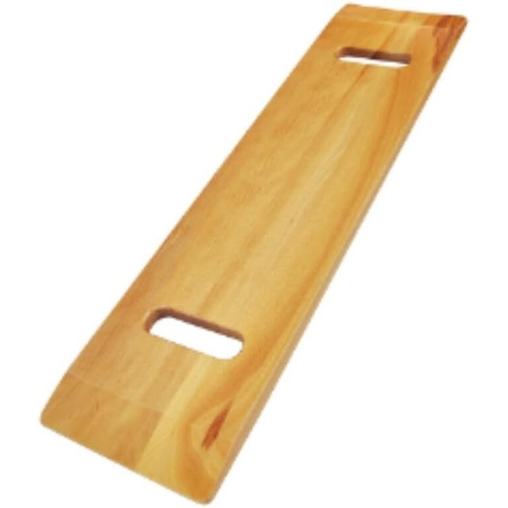 30" Wooden Transfer Board with Handles for Disabled Elderly Patient Mobility